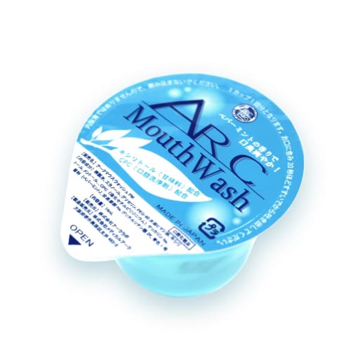 

Arc Mouthwash, Peppermint, 14ml, 800-Pack, Breath Care, Dental Rinse, Bad Breath Relief, Individually Wrapped, Portable Portion Cups, Single-Use, Bulk