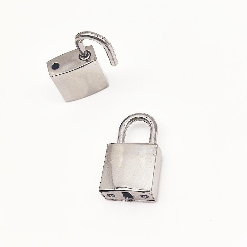 1Piece Metal Bag Lock Square Padlock Closure Clasp Buckle Luggage Lock Clasp Diy Bags Handbags Hardware Decorative Accessories