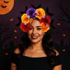 Simulation Bat Halloween Hair Hoop Exaggerated Gothic Flower Hairband  Photography Props