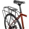 GORIX Rear Carrier Bicycle Gravel Road Rear Rack Luggage Bed Retrofit 26-29 Inch 700c Disc Brake (GRR681) Matte Black Rear Rack Custom Luggage Rack Bi