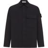 Solid Color Pocket Logo Long Sleeve Jacket Men Jackets L1S151200013S0A10-V0029