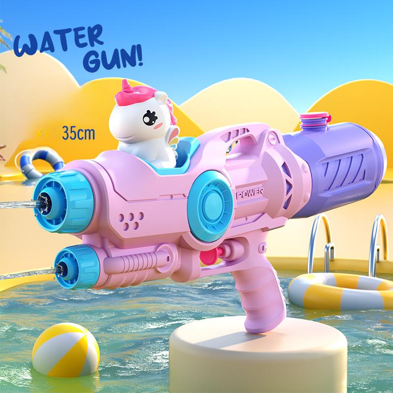 Jucării pentru copii, Pistoale cu apă, Duze duble mari, Rațe dinozaur care se joacă cu pistoale cu apă, Jucării de plajă, Cadouri jucării pentru copii