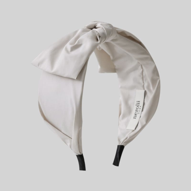 

nero-lii ЗАВЯЗАННАЯ ПОВЯЗКА НА ГОЛОВУ Ленточная повязка для волос IVORY