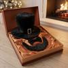 Adorable Formal Costume Hat Dress Up Black Magician Hat Cosplay Outfit Black Top Hat  Theme Party