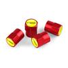 4pcs Car Aluminum Styling Emblem Wheel Tire Valve Stem Air Caps For Ferrari Roma 488 296 SF90 F8 F80 849 KC23 SP8 F40 599 575M JG4
