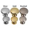 Round Alloy Cabinet Handles Knobs Kitchen Cupboard Door Wardrobe Pulls Drawer Furniture Hardware Fittings