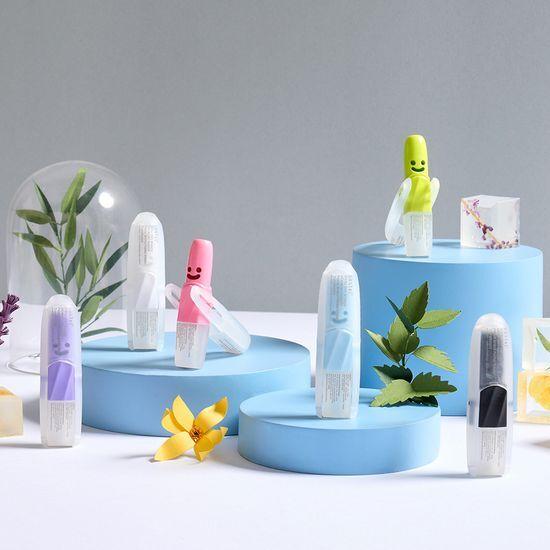 Pastel Yadom Pocket Inhaler Transparent Single Item / Set (6 pieces)