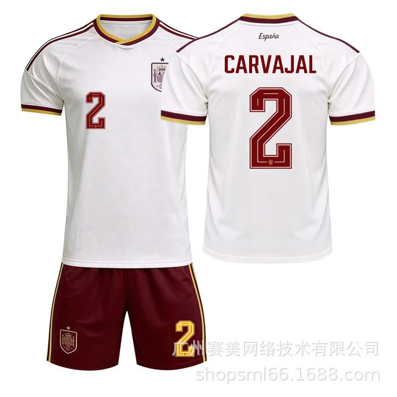 World Cup Spain Away No. 19 Yamal Football Jersey 17 Williams Meijia Mpedri