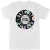 NBA Detroit Pistons Ρετρό Σχήματα Λογότυπο Λευκό T-Shirt