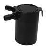 2 Port Oil Catch Can with Drain Valve 300ml Aluminum Alloy Universal Oil Catch Baffled Tank
