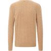 Polo Ralph Lauren Solid Color Long Sleeve Small Pony Embroidered Cable Knit Sweater Men Sweater Brown 710876762009
