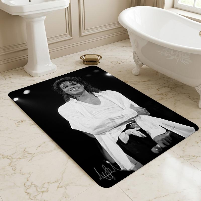 Michael Jackson Collage Living Room Nonslip Area Rug Soft Carpet For Bedroom Gameoom Playroom Sofa Office Home Decor Doormat