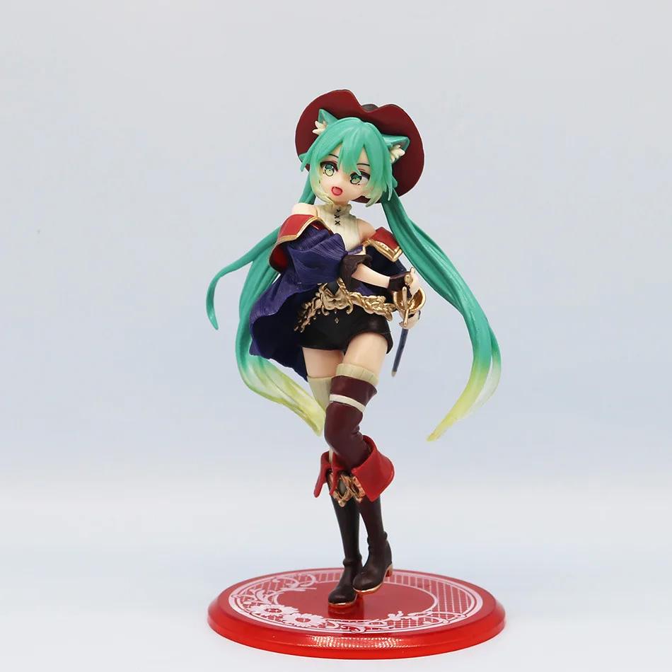 In Stock Hatsune Miku Collection, Princess Lolita Punk Pastoral Style Lollipop Exquisite Figure, Collectible Anime Ornament