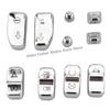 Moto Accessory Black Chrome Hand Control Switch Housing Buttons Caps For Harley Touring Electra Street Glide CVO 2014-2018 New
