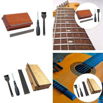 Lime à chanfreiner les extrémités de frettes 3 23 35 degrés Outils de luthier Guitare Basse Dressage des extrémités de frettes pour arrondir, façonner, niveler les frettes qui dépassent