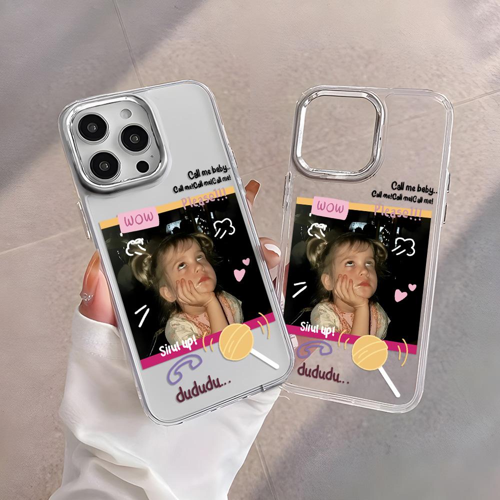 Capa de telefone transparente para iPhone 11 12 13 iPhone 13 14 15 Pro 15 16 Pro Max Samsung A15 A16 A25 A26 A55 A56 S25 S24 S22 S23 Ultra S25 Edge