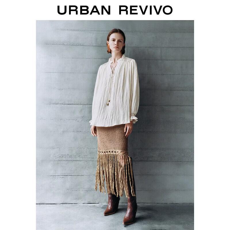 UR2026 Women's Casual Embroidered Blouse