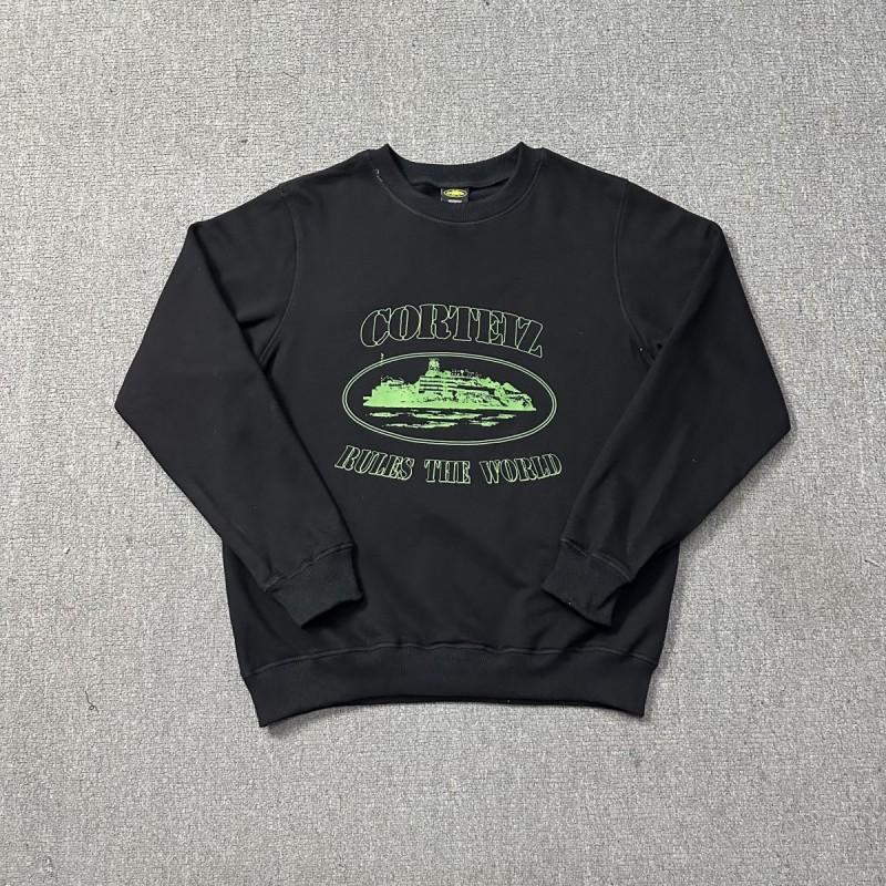 26 American Streetwear Graphic Print Crewneck Sweatshirt Loose Fit Teens