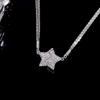 2023 Sparkling Diamond Star Snake Chain Necklace: French Light Luxury & Trendy Women's Fashion Accessory