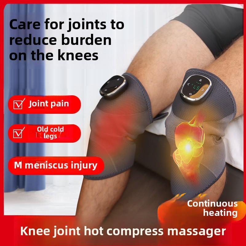 Electric Knee Massager Self-heating Knee Massager Old Cold Legs Shoulder Leg Shutdown Vibration Massage Instrument