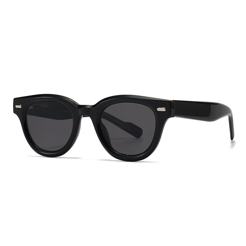 European and American Cat Eye New Oval Sunglasses Personalized Vintage Fashion Sun Glasses for Men and Women Trendy Polarized