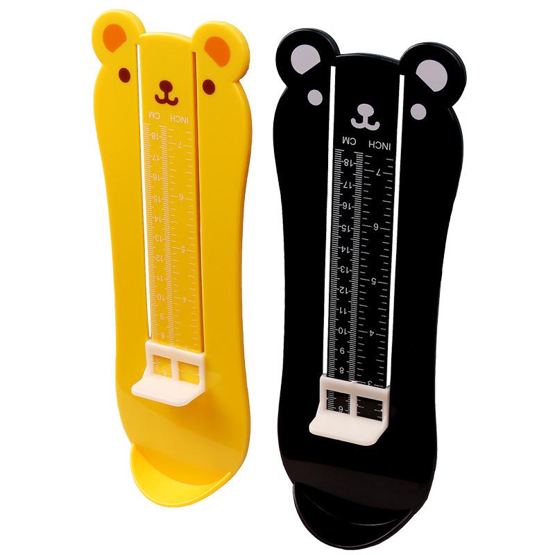 Adorable Bear Foot Measuring Tool for Kids Ages 0-8