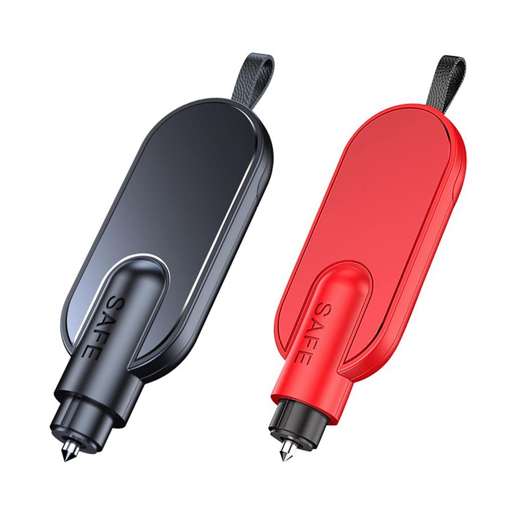 Portable Car Safety Hammer Multifunctional Glass Breaker & Seatbelt Cutter Pocket Size Lightwieght for Emergency Escapes