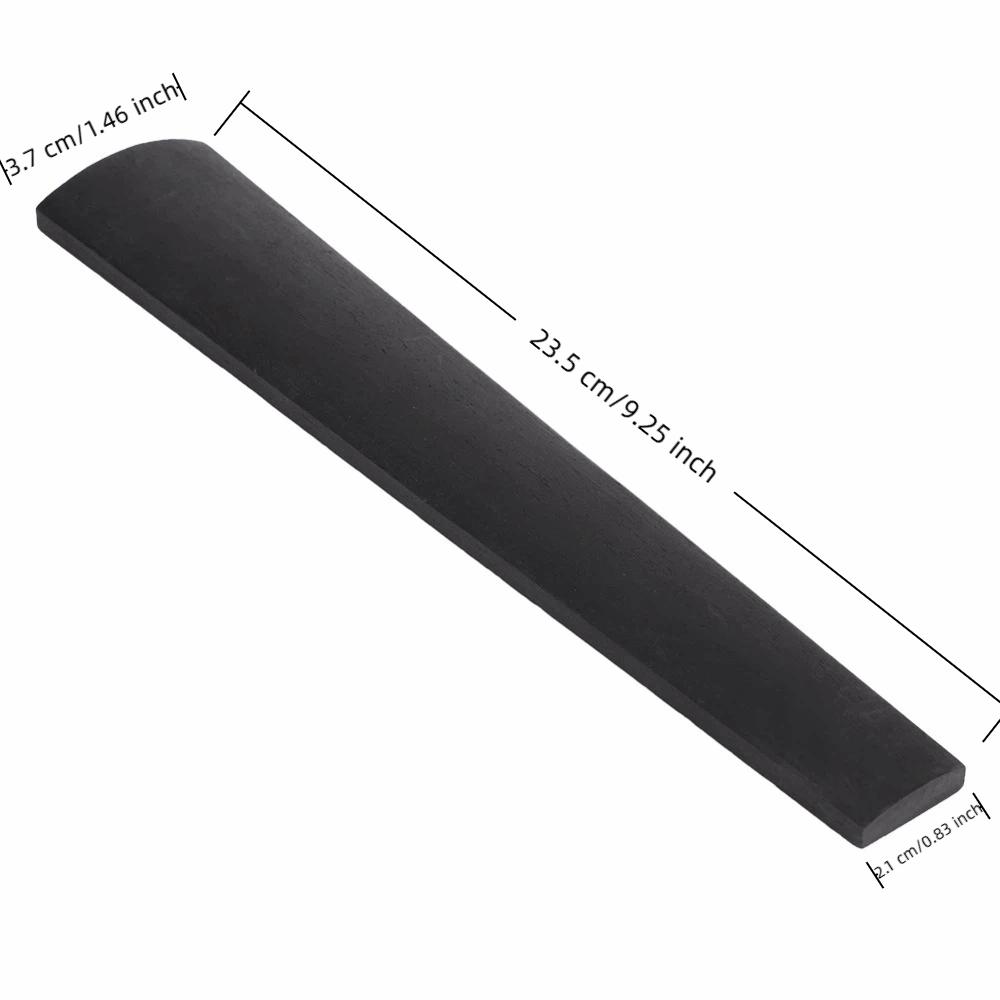 Ebony Wood Violin Replacement Part 1/2 1/8 Violin Accessories Premium Violin Fingerboard  Violin 1/2