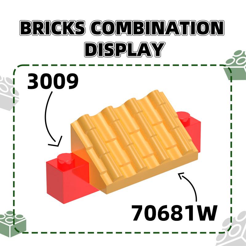 Non-Toxic 42 Pcs/Lot 3009 1X6 Dots High Basic Building Blocks Accessories Compatible With Bricks Diy Children Toys Assembly Gift Box
