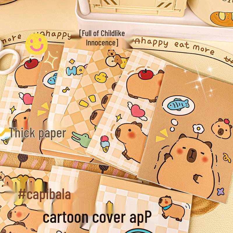 Capybara Schreibwaren Geschenkset: Überraschungsbox für Kinder - Schulbedarf-Packung