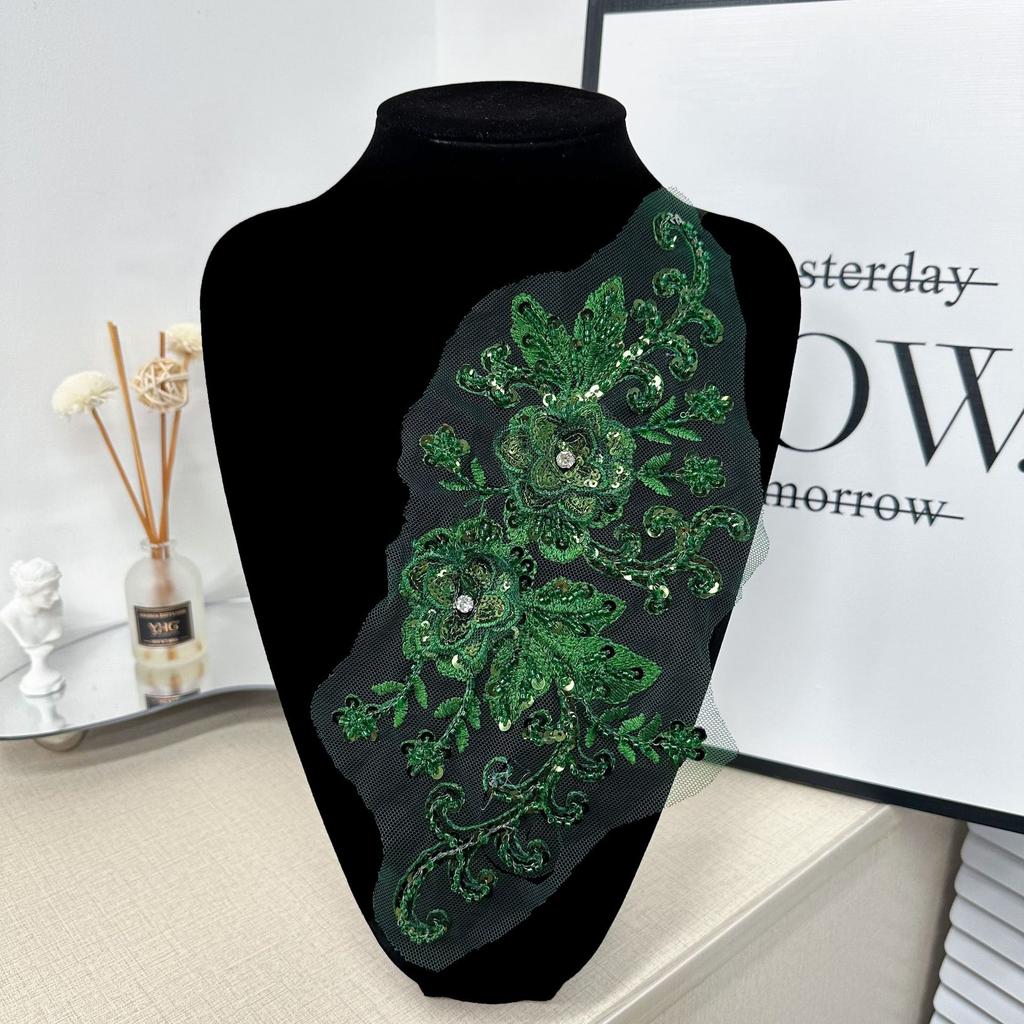 Heavy Industry Embroidery Colorful Beads Decal Decorative Accessories Three-Dimensional Flowers Nail Beads To Flowers