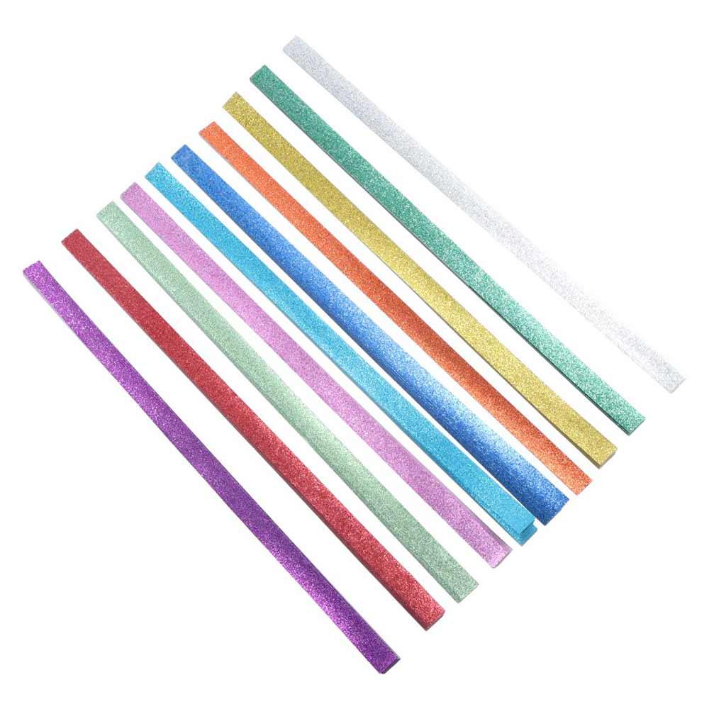 Shiny Lucky Star Paper Folding Strips DIY Origami Arts Crafting for 100pcs/set Party Decoration