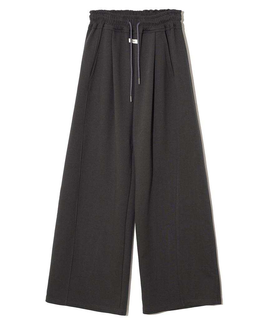 GRASPLAN One-Tuck Wide Banding Pants_Dark Gray (Regular/Fleece-Lined Ver.)