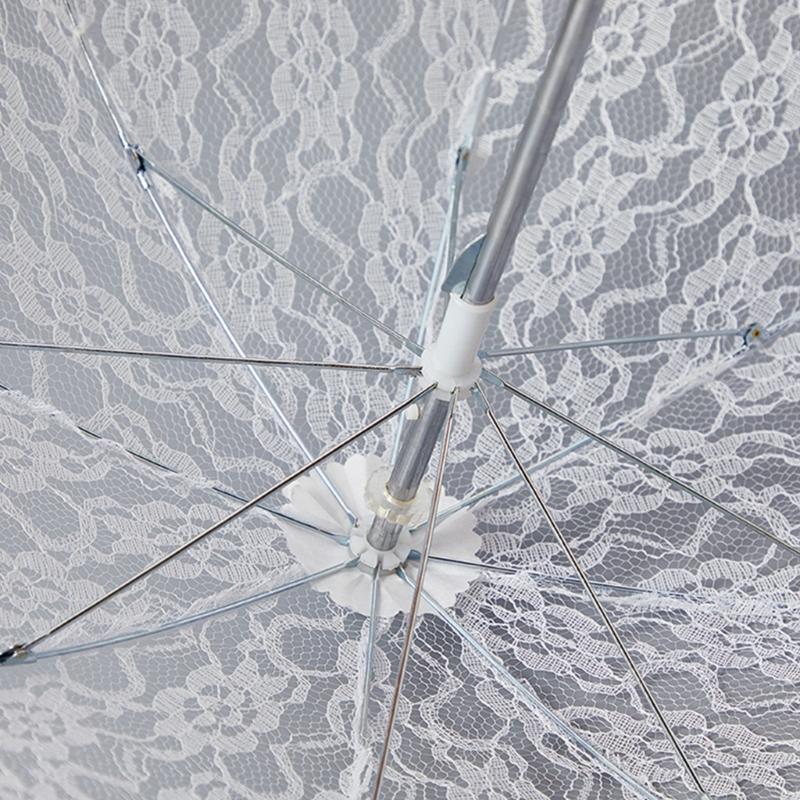 Women Parasol Elegant Lace Umbrella Embroidery Bridal Handmade Umbrella for Wedding Decoration Photo Props