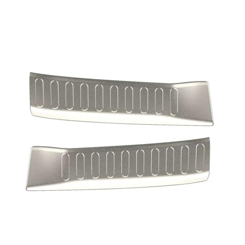 

Для Toyota C-HR CHR AX20 HEV PHEV Защитная накладка на задний бампер из нержавеющей стали, накладка на порог багажника, противоизносная накладка, отделка 2024 2025 серебряный