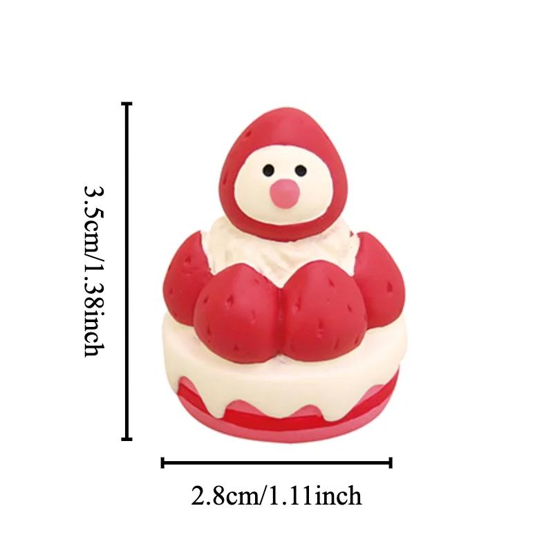 Cartoon Chocolate Bakery Series Resin Miniatures Home Accessories Kawaii Cupid Cat Figurines Japan Style for Valentine Gifts