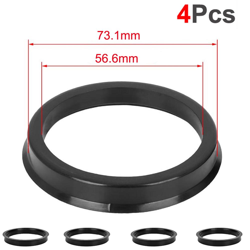4Pcs/Set Car Accessories Plastic Wheel Hub Centric Ring 73.1 To 67.1 Wheel Hub Ring OD = 73.1mm ID = 67.1mm Wheel Center Ring