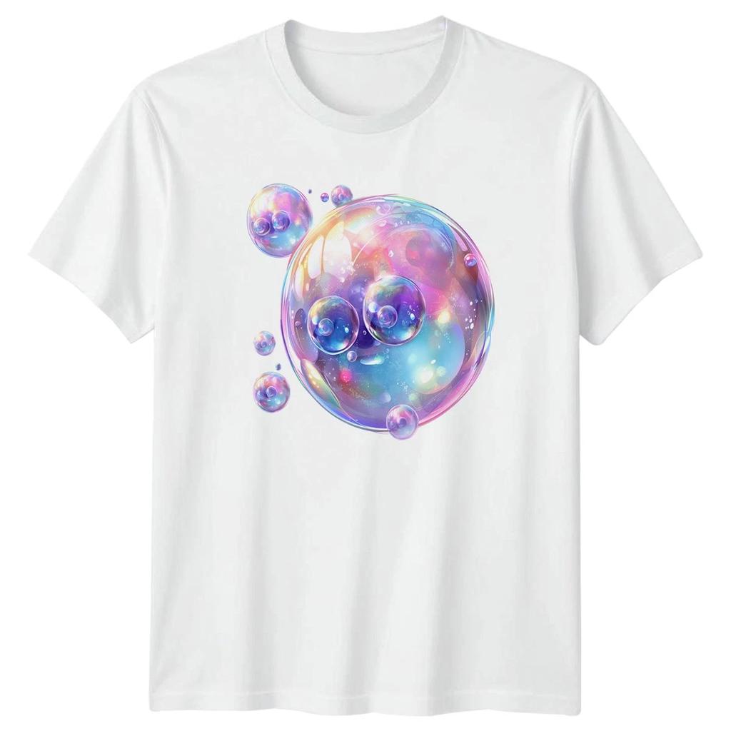 Iridescent Bubble T-Shirt Undersea Ocean Art Gift For Him And Her