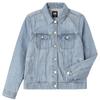 Women's Light Blue Standard Fit Denim Jacket