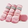 Outdoor Waterproof Pet Dog Shoes Black Pink Dog Boots For Small Medium Large Dogs Non-Slip Pet Shoes Winter Shoes Dog Sports