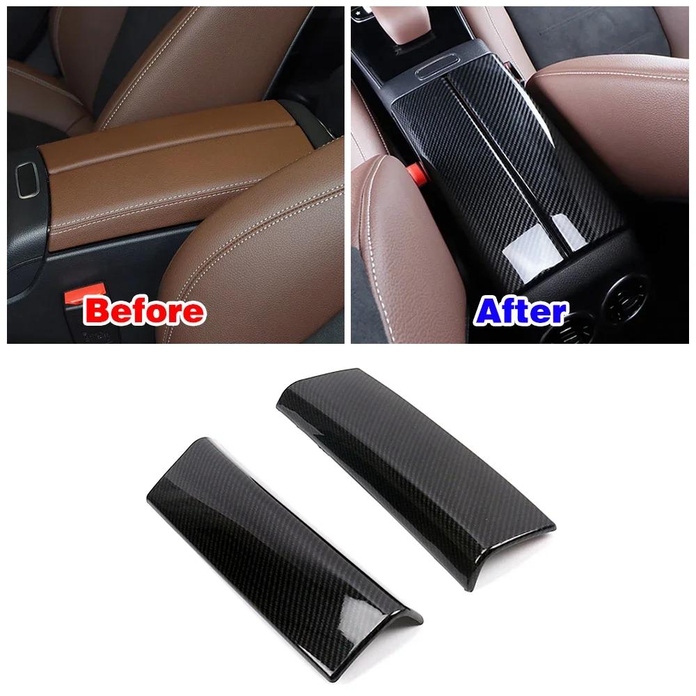 Interior Accessories For Mercedes Benz A Class W177 V177 A180 A200 A250 Car Styling Center Console Part Carbon Fiber Refit Trim