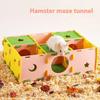 Removable Felt Maze Hide Nest Hamster Passage Little Pet Nest Sugar Glider Hamster Golden Bear Pet Toy Indoor Small Pet Supplies