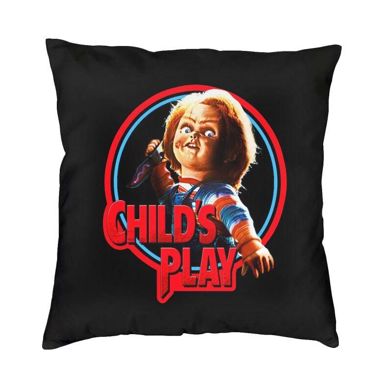 Bride Of Chucky Cushion Cover xcm Polyester Killer Doll Chucky Throw Pillow Case for Sofa Car Pillowcase Bedroom Decoration