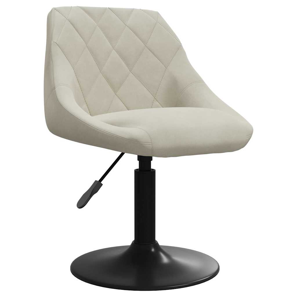 Bar Stool Cream Velvet