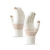 Touch Screen Gloves for Winter Warmth Thick Velvet Gloves Cycling Gloves Outdoor Knitting Yarn Gloves and Cold Resistant Gloves