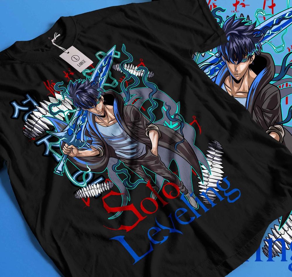 

Solo Leveling T-Shirt Sung Jinwoo Liu Zhigang Anime Jonas Reiji shirt BEST 461 M