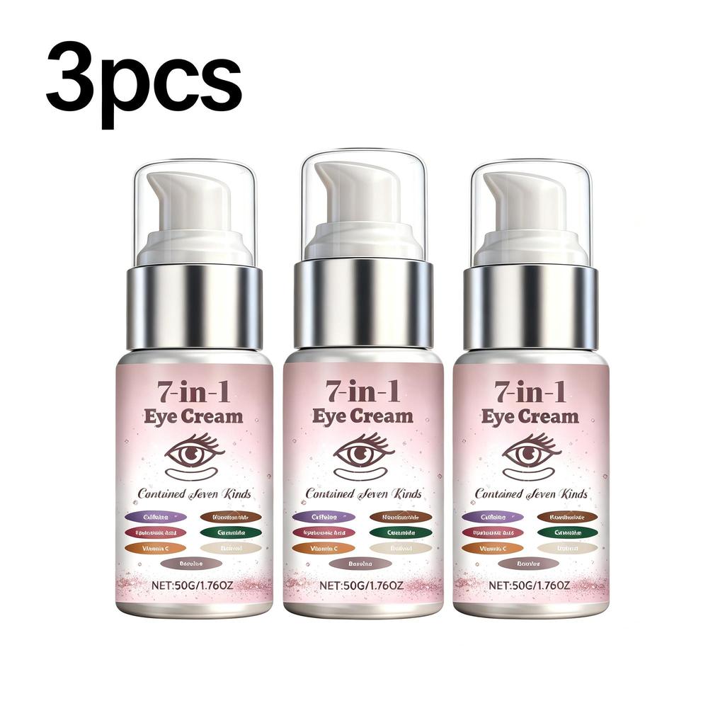 Seven-in-one care eye cream, gentle care, improves sagging eye area, moisturizes and moisturizes non-sticky commuter portable pack