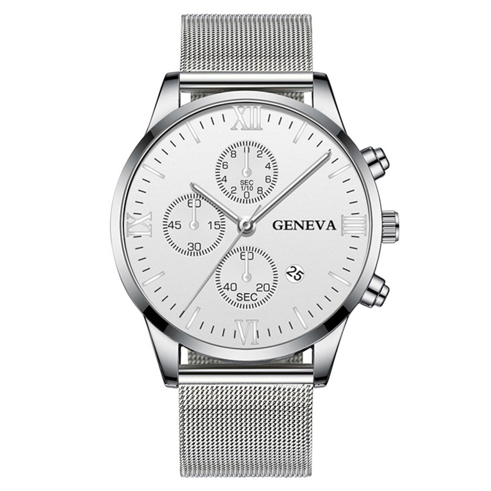 

Men s Luminous Running Alarm Clock Watch One Size