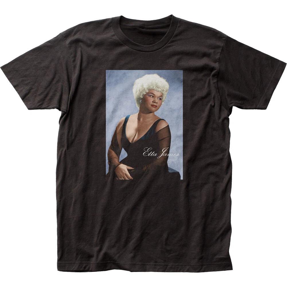 Etta James Portrait T Mens T Shirt Rock and Roll Jazz Music Band Tee New Black