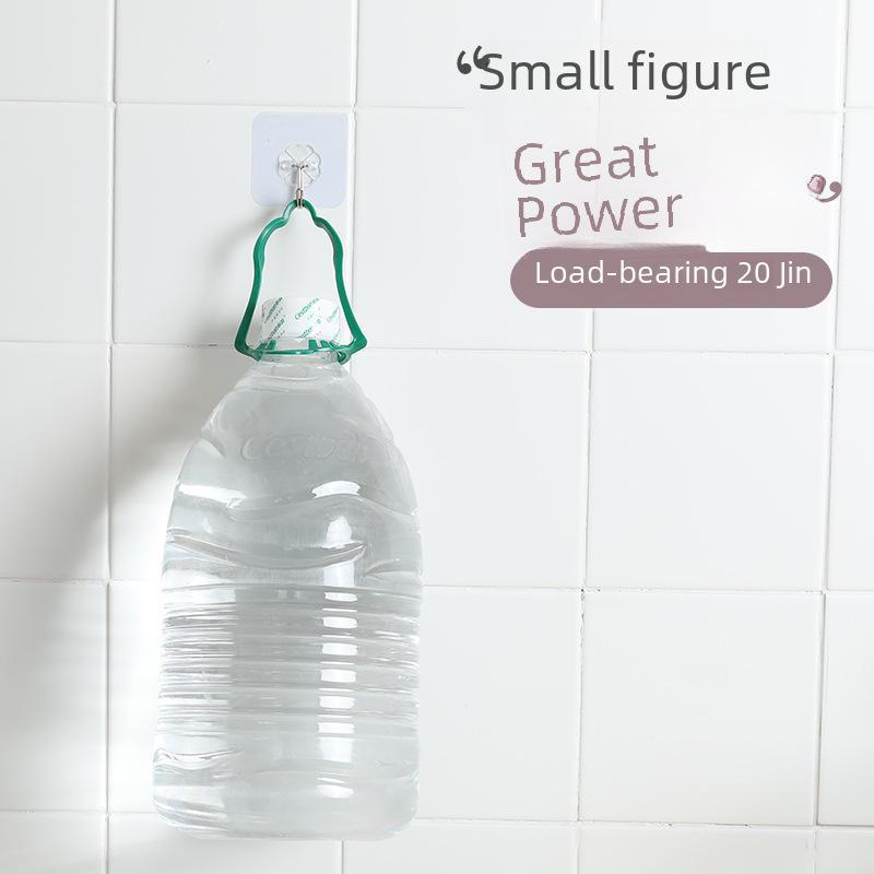 Transparent Traceless Adhesive Hooks - Strong, Waterproof, and Punch-Free Wall Hooks for Hanging Clothes